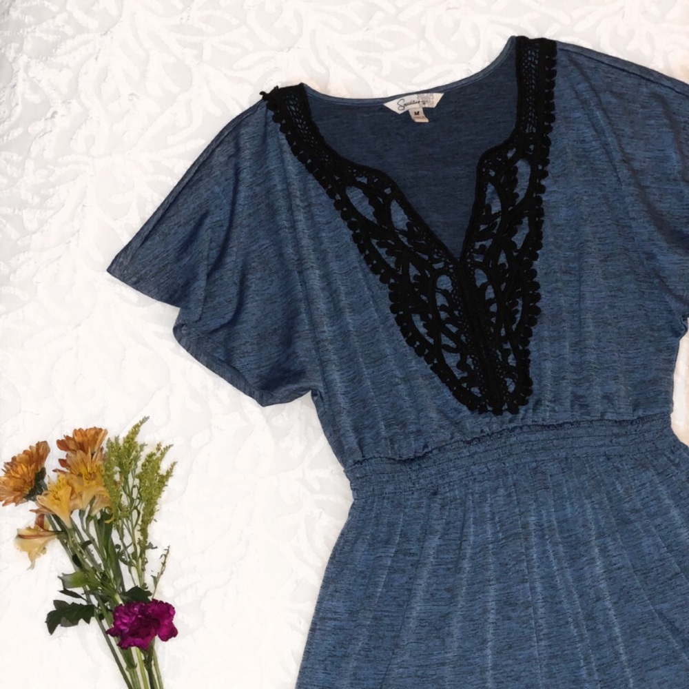 Blue dress